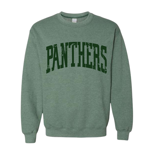 Panthers Grunge Sweatshirt