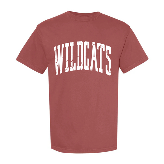 Wildcats Grunge Tee