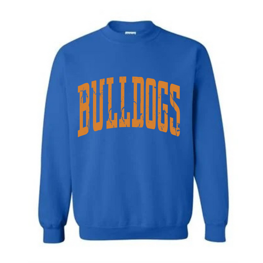Bulldogs Grunge Sweatshirt
