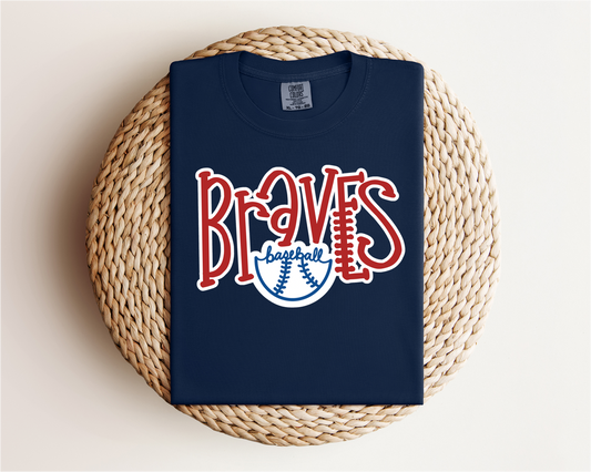 Braves Tee - True Navy