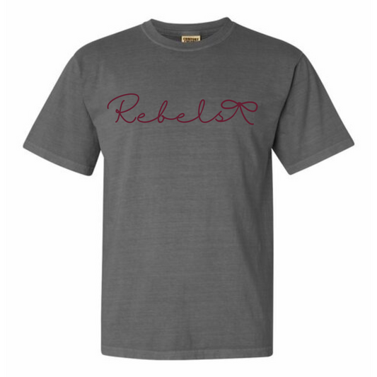 Rebels Script Bow Tee