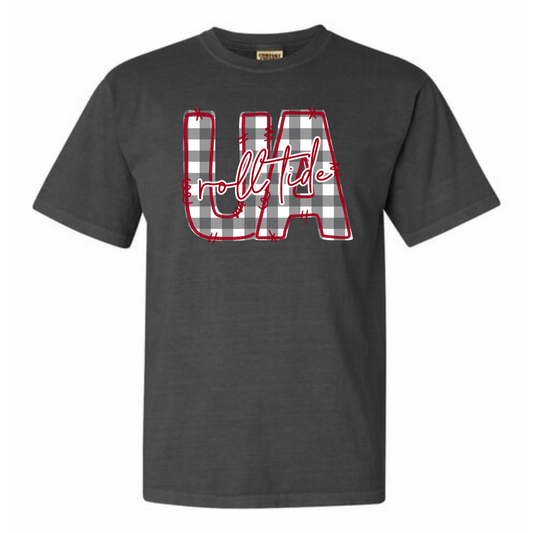 University of Alabama Gingham Tee