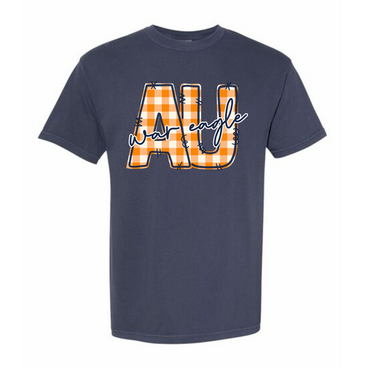 Auburn University Gingham Tee