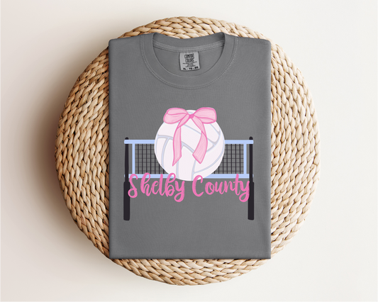 “Shelby County Volleyball” Girly Tee