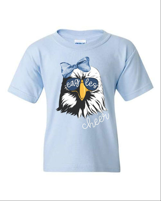 Eagle Mascot Cheer Tee