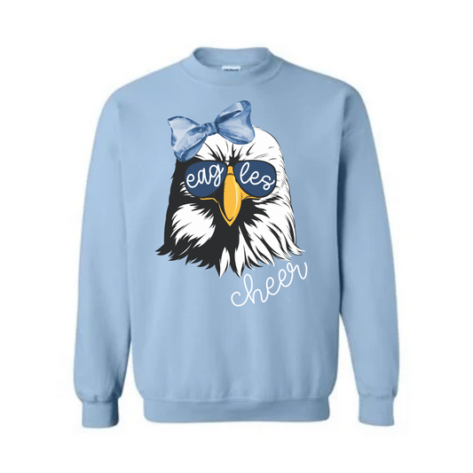 Eagle Mascot Cheer Sweatshirt
