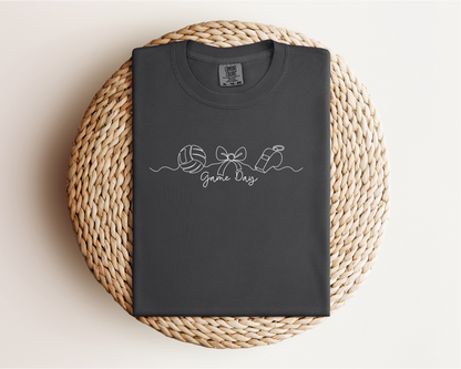 Volleyball Game day Icons Tee