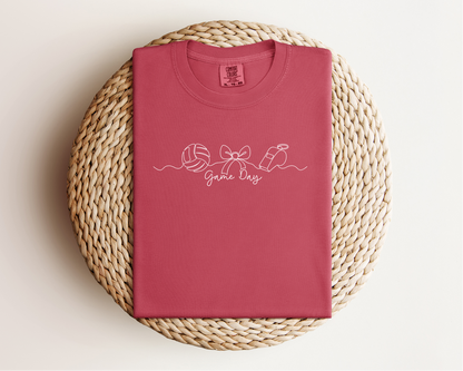 Volleyball Game day Icons Tee