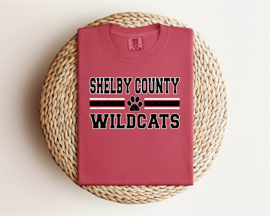 Shelby County Wildcats Varsity Tee