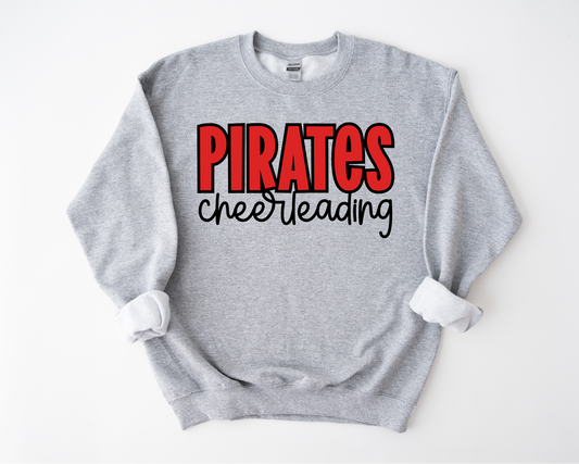 Block “Pirates Cheerleading” Sweatshirt