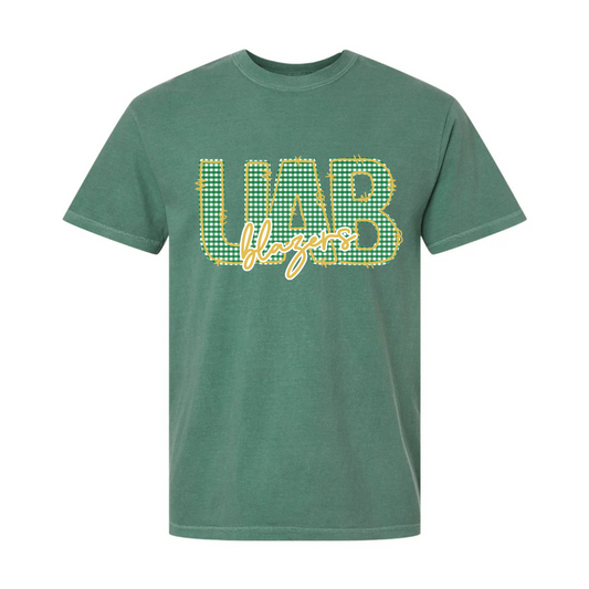 Gingham UAB “Blazers” Tee