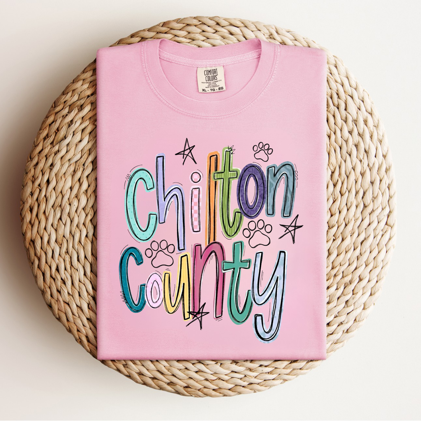 Chilton County Star Tee