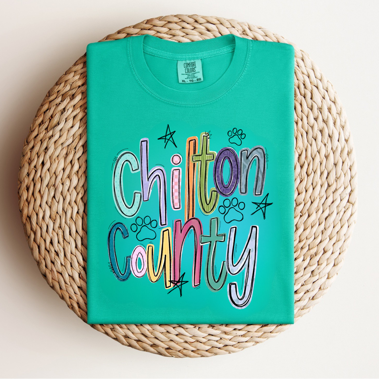 Chilton County Star Tee