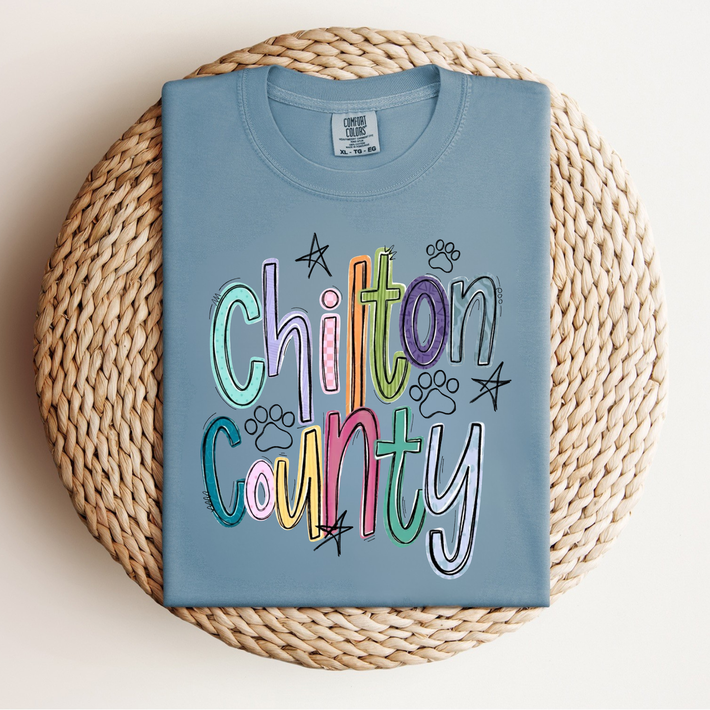 Chilton County Star Tee