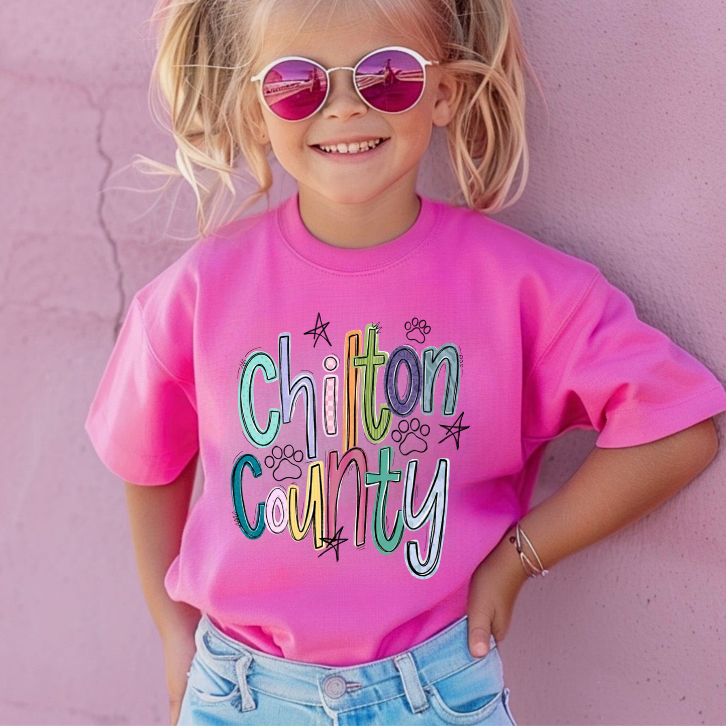 Chilton County Star Tee