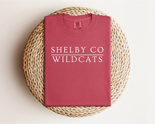 “Shelby Co stacked” Tee