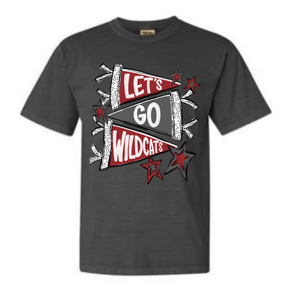 “Let’s Go Wildcats” Pennant Tee