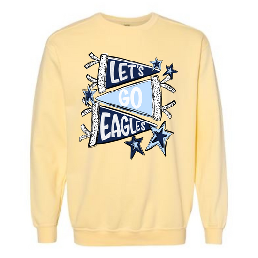 “Let’s Go Eagles” Pennant Sweatshirt