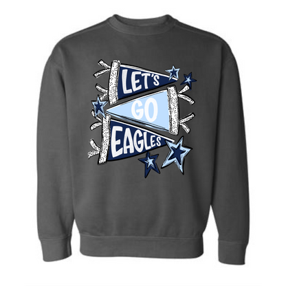 “Let’s Go Eagles” Pennant Sweatshirt