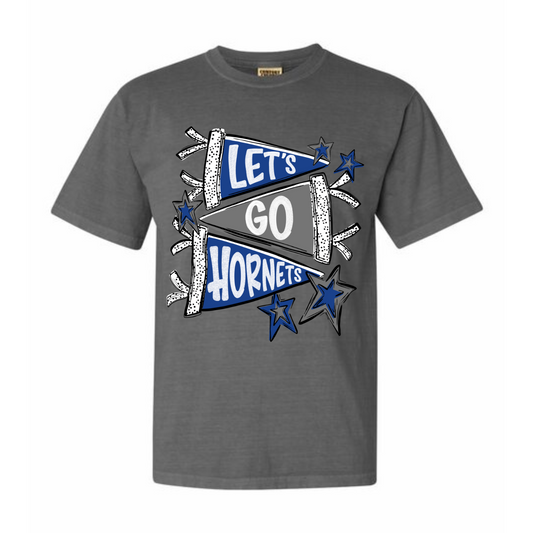 “Let’s Go Hornets” Pennant Tee