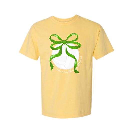 Panthers Volleyball Bow Tee