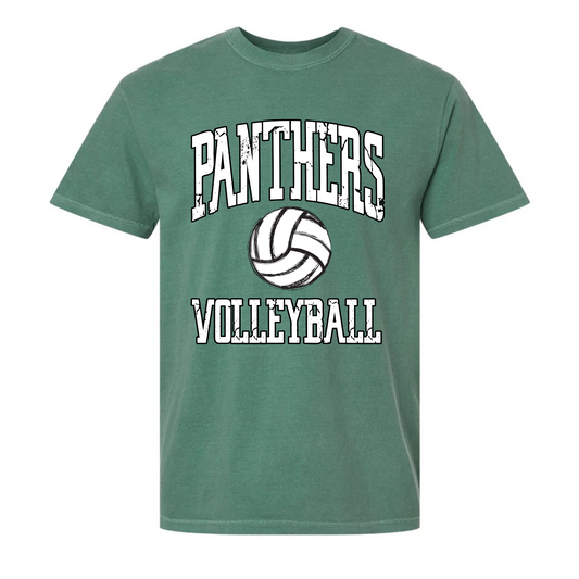 Panthers Volleyball Grunge Tee