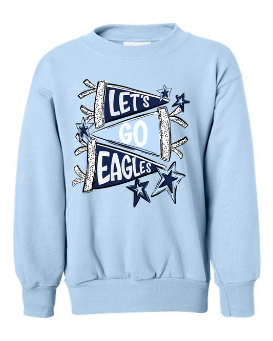 Youth “Let’s Go Eagles” Pennants Sweatshirt