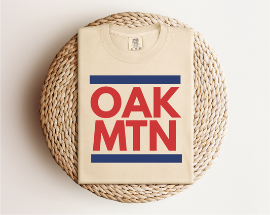 “Oak Mtn” Block Tee