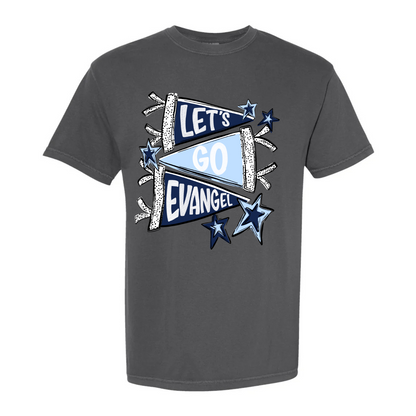 “Let’s Go Evangel” Pennant Tee