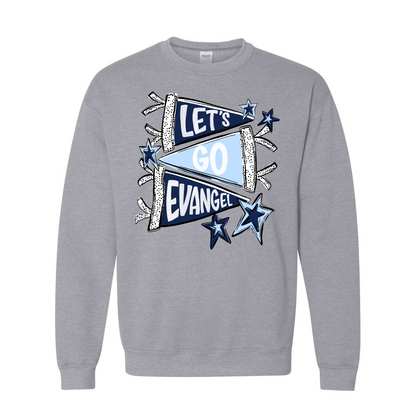 “Let’s Go Evangel” Pennant Sweatshirt