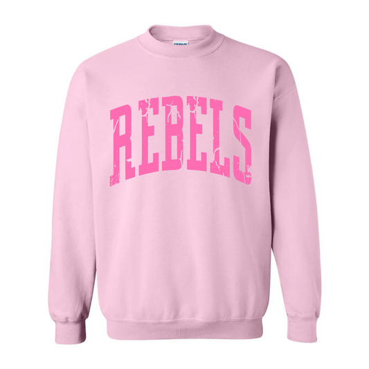 Pink Out Grunge Sweatshirt