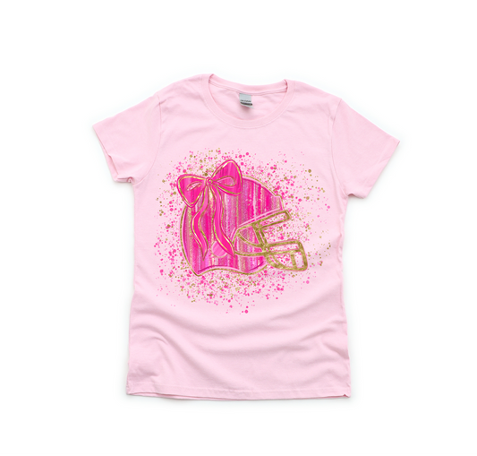 Pink Out Watercolor Helmet Tee