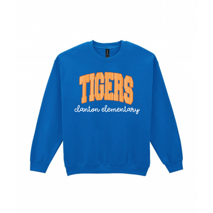 Striped Mascot/School Sweatshirt