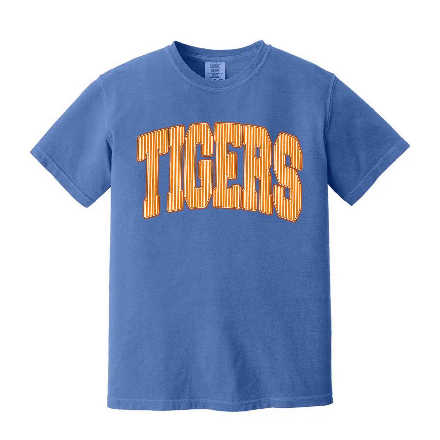 Striped Mascot/School Tee