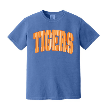 Striped Mascot/School Tee