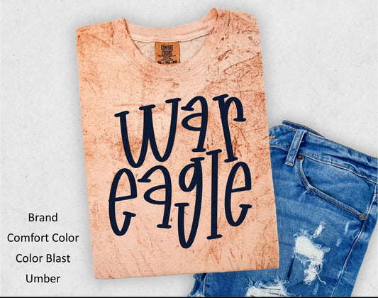 War Eagle Color Blast Tee