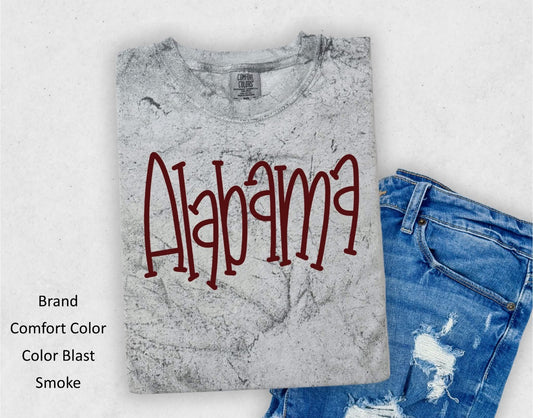 Alabama Color Blast Tee