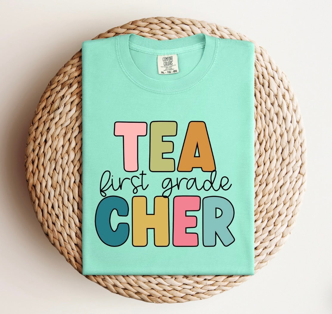 Grade Level Teacher Tee