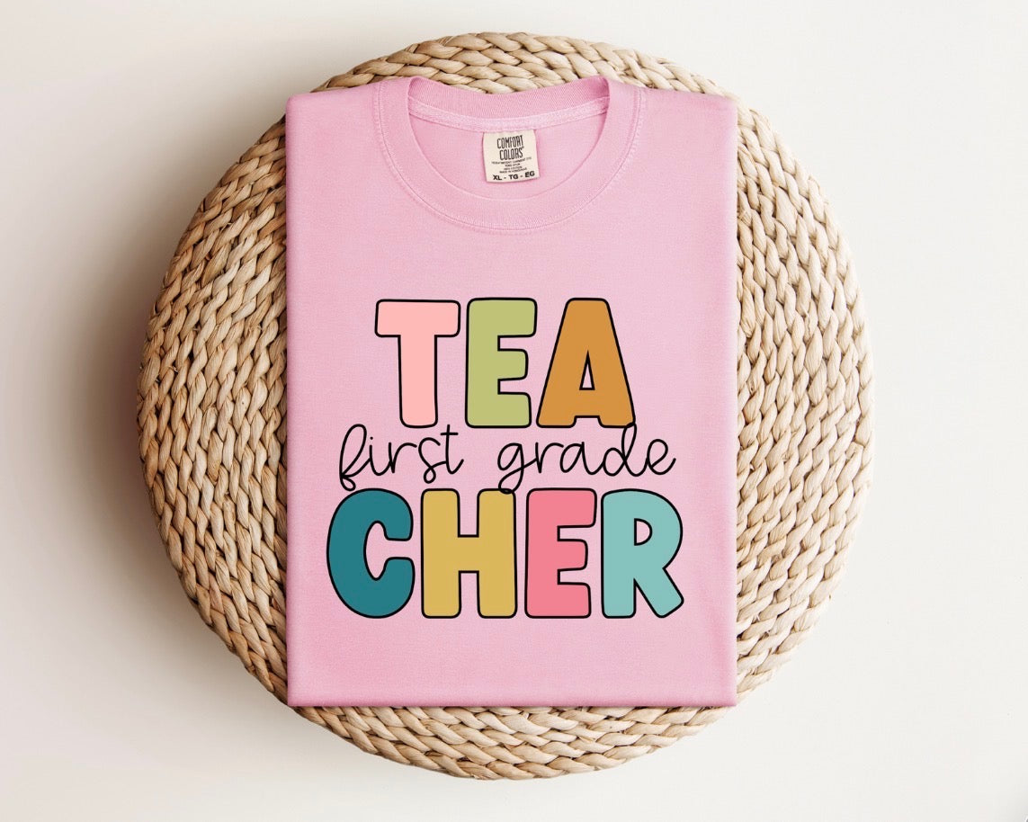 Grade Level Teacher Tee
