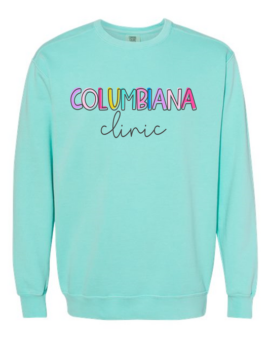 "Columbiana Clinic" Colorful Sweatshirt