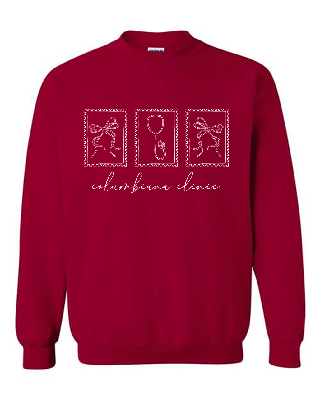 "Columbiana Clinic" Stamp Sweatshirt