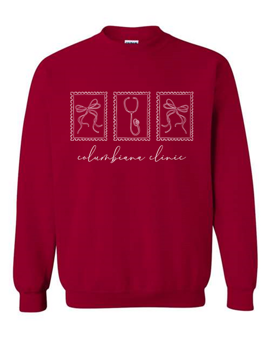 "Columbiana Clinic" Stamp Sweatshirt