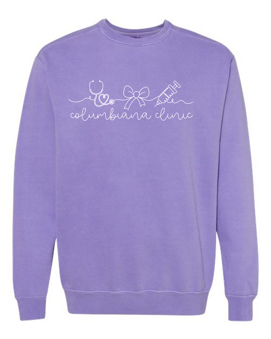 "Columbiana Clinic" Doodle Sweatshirt