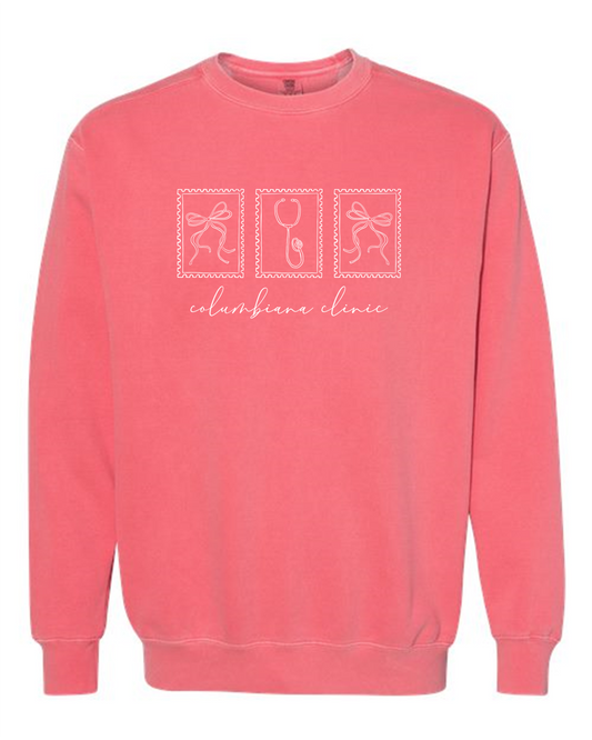 "Columbiana Clinic" Stamp Sweatshirt