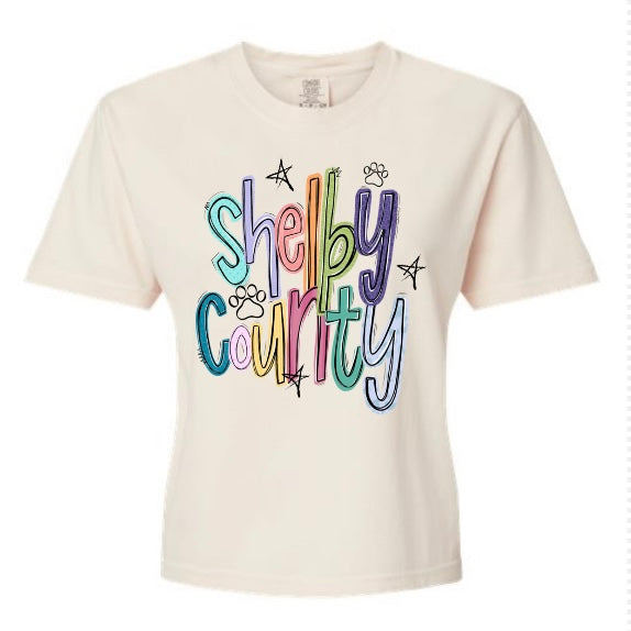 Custom Scribble Boxy Tee