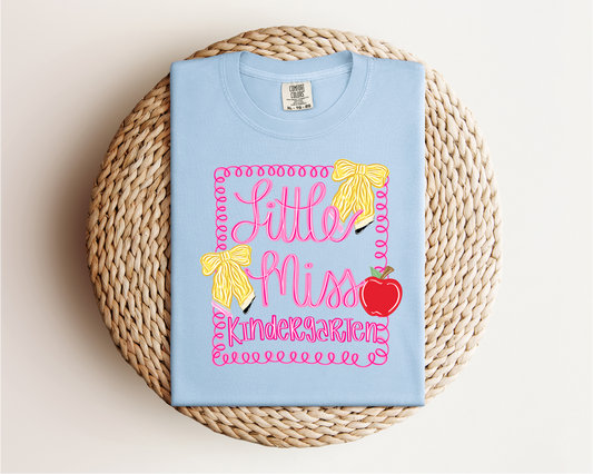 "Little Miss" Grade Level Tee