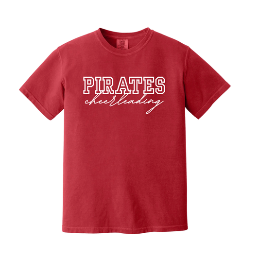 Pirates Cheerleading Varsity Style Tee