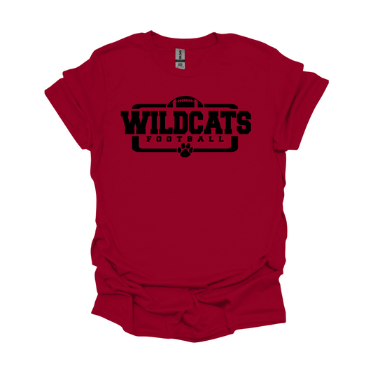 "Wildcats Football" Youth Tee