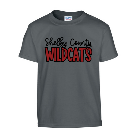 "Shelby County Wildcats" Youth Tee