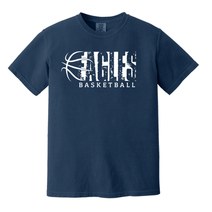 Eagles Basketball Grunge Tee